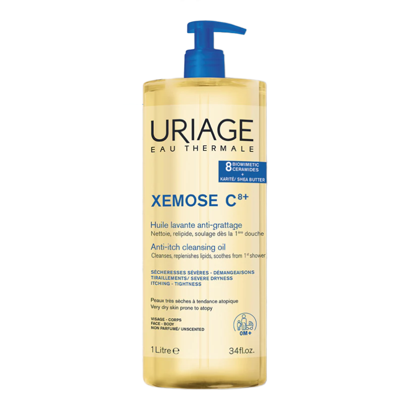 Reducere 27% - Ulei de curatare Xemose, 1000 ml, Uriage 1 Ulei de curatare Xemose