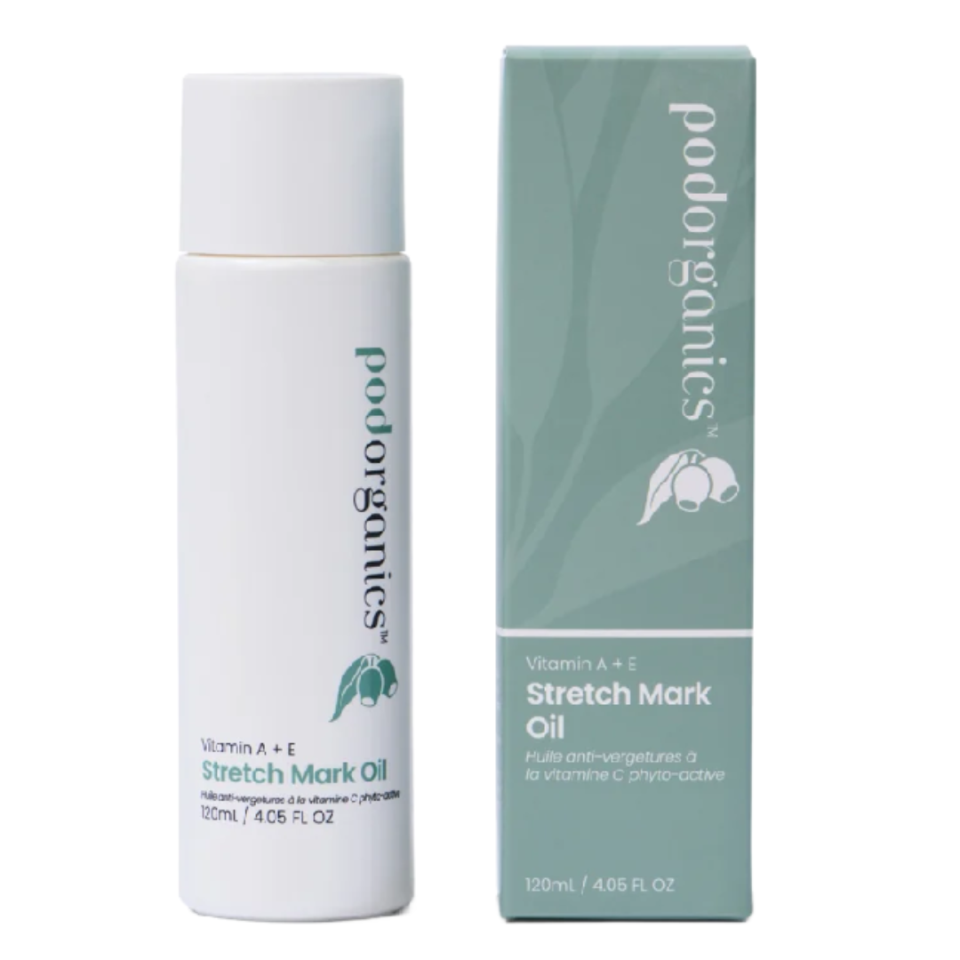 Reducere 15% - Ulei pentru vergeturi cu vitaminele A și E, 120ml, Pod Organics 1 Ulei pentru vergeturi cu vitaminele A și E