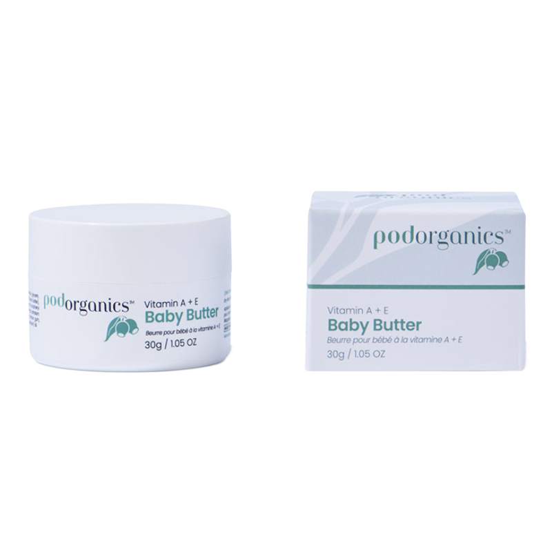Reducere 15% - Unt corp organic bebe, 30g, Pod Organics 1 Unt corp organic bebe