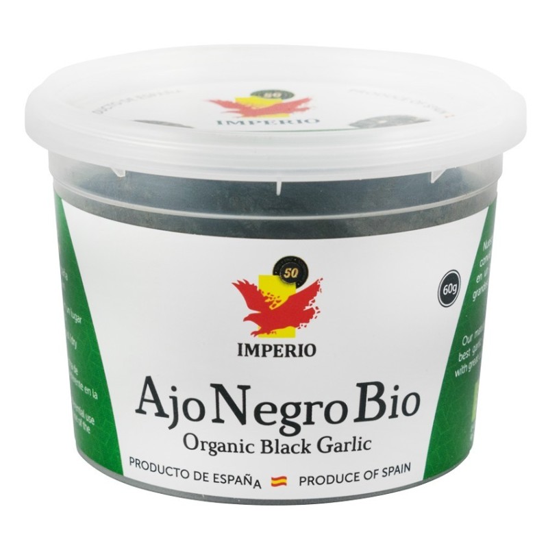 Reducere 14% - Usturoi Negru BIO, 60 g, la Abuela Carmen 1 Usturoi Negru BIO