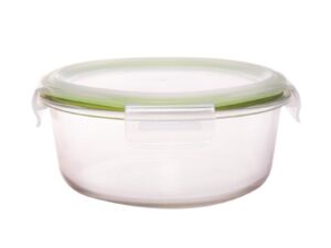 Vas din Sticla Borosilicata cu Capac din Plastic