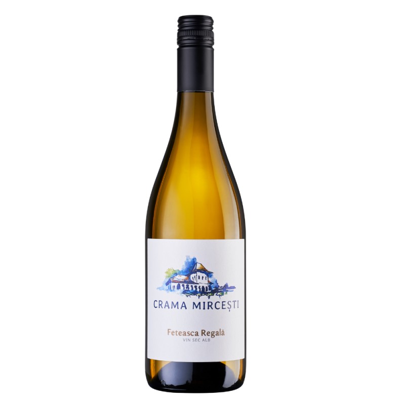 Reducere 14% - Vin Alb Sec Crama Mircesti, Feteasca Regala, 0.75 l 1 Vin Alb Sec Crama Mircesti