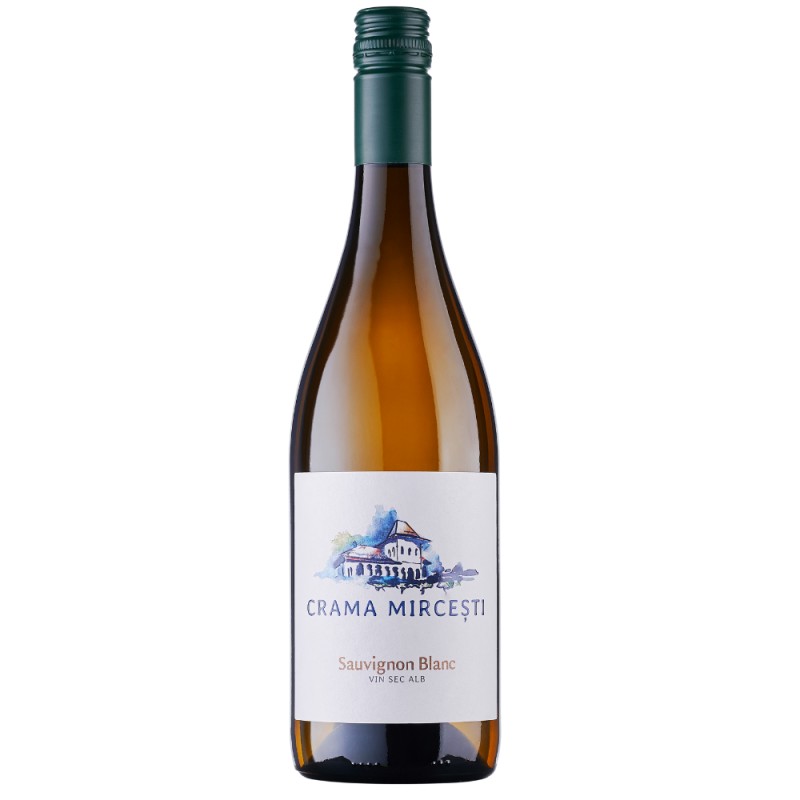 Reducere 14% - Vin Crama Mircesti Sauvignon Blanc, Alb Sec, 0.75 l 1 Vin Crama Mircesti Sauvignon Blanc