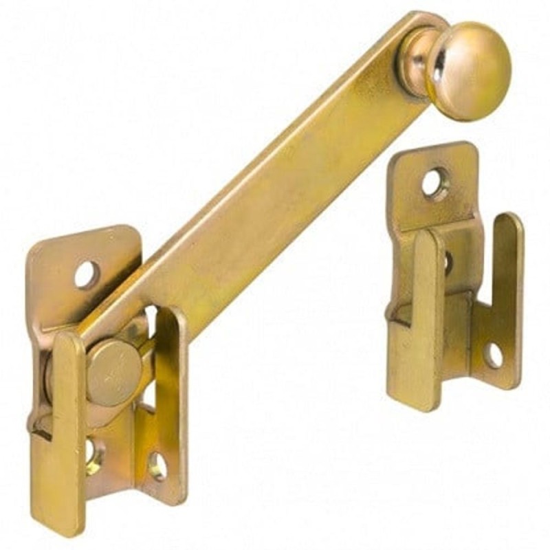 Reducere 14% - Zavor pentru Poarta Model Wog 120, 120 x 20 mm, Finisaj Galben 1 Zavor pentru Poarta Model Wog 120