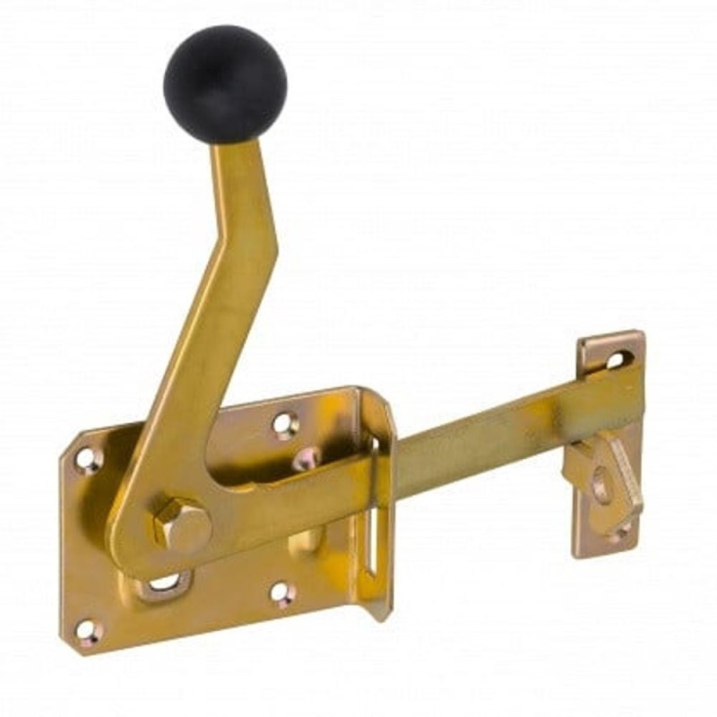 Reducere 14% - Zavor pentru Poarta Model Wog 80, 80 x 60 mm, Finisaj Galben 1 Zavor pentru Poarta Model Wog 80