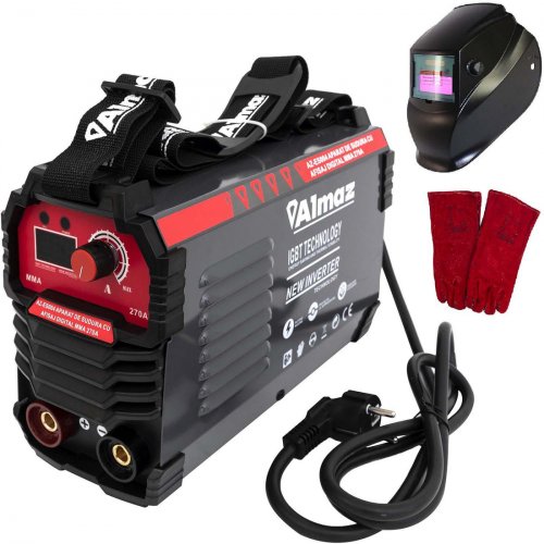 Reducere 25% - Aparat sudura- Invertor Almaz 270A+ 8 Acc. 1 Aparat sudura- Invertor Almaz 270A+ 8 Acc.