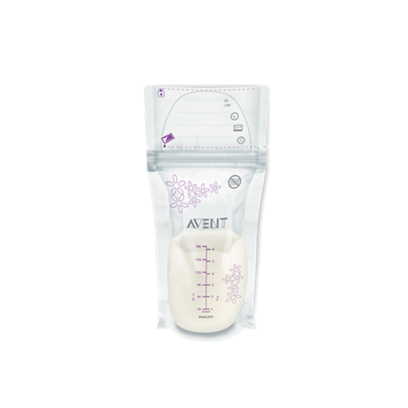 Reducere 30% - Pungi de stocare a laptelui matern Philips Avent, 25 bucati, 180 ml, SCF603/25, Philips 1 Pungi de stocare a laptelui matern Philips Avent