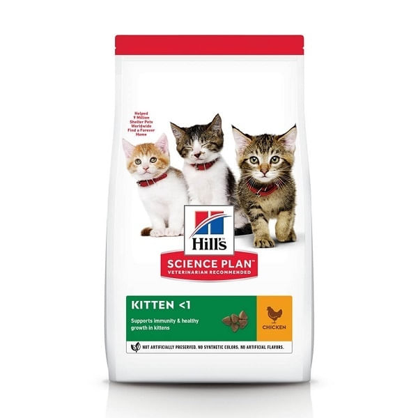 Reducere 15% - Hill's SP Feline Kitten Pui, 1.5 Kg 1 Hill's SP Feline Kitten Pui