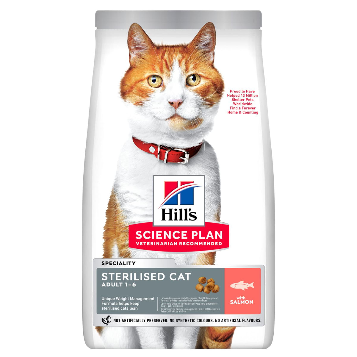 Reducere 30% - HILL'S Science Plan Sterilised, Somon, hrană uscată pisici sterilizate, 1.5kg 1 HILL'S Science Plan Sterilised