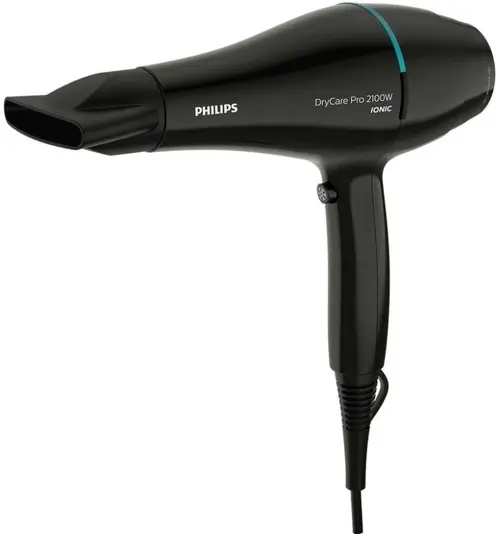 Reducere 8% - Uscator de par Philips DryCare BHD272/00, 2100 W, Ionizare, 6 Setari temperatura si viteza, ThermoBalance (Negru/Verde) 1 Uscator de par Philips DryCare BHD272/00