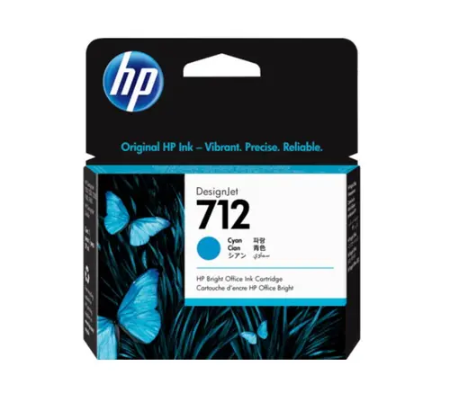 Reducere 16% - Cartus Cerneala HP 712, 29 ml (Cyan) 1 Cartus Cerneala HP 712