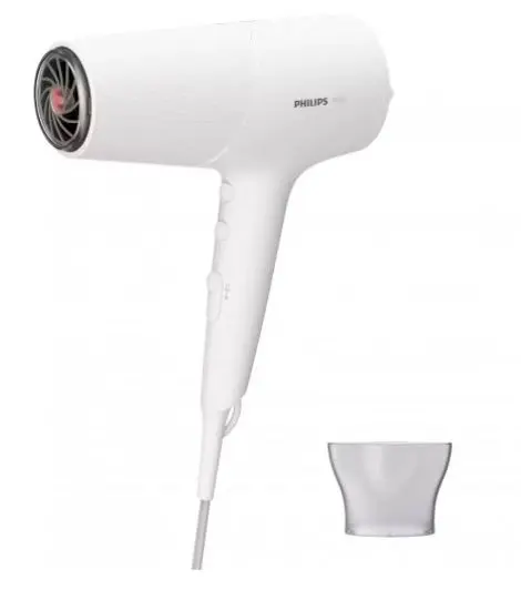 Reducere 6% - Uscator de par PHILIPS 5000 Series BHD501/00, 2100 W, 2 viteze, 3 trepte temperatura (Alb) 1 Uscator de par PHILIPS 5000 Series BHD501/00