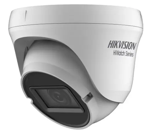 Reducere 23% - Camera de supraveghere Hikvision HiWatch HWT-T323-Z, Dome, 2.7-13.5mm, BNC, Full HD, 2 MP (Alb) 1 Camera de supraveghere Hikvision HiWatch HWT-T323-Z