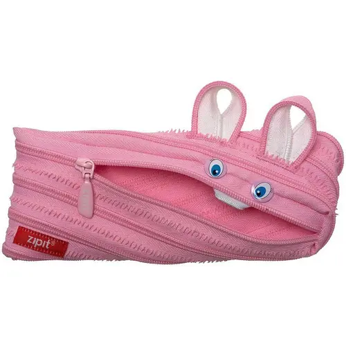 Reducere 42% - Penar cu fermoar ZIPIT Animals - iepure - Roz deschis 1 Penar cu fermoar ZIPIT Animals - iepure - Roz deschis