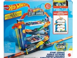 Set de joaca Hot Wheels Garajul cu cascadorii