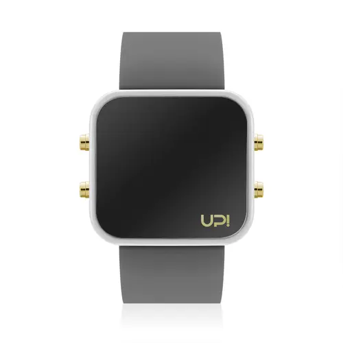 Reducere 49% - Ceas UPWATCH LED GWHITE (Gri) 1 Ceas UPWATCH LED GWHITE (Gri)