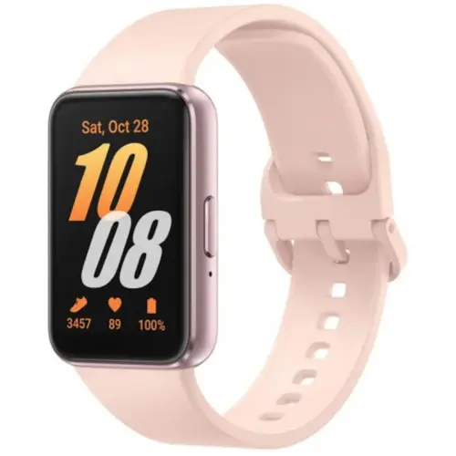 Reducere 12% - Bratara fitness Samsung Galaxy Fit 3, ecran AMOLED 1.6inch, Bluetooth 5.3, bratara silicon (Roz) 1 Bratara fitness Samsung Galaxy Fit 3