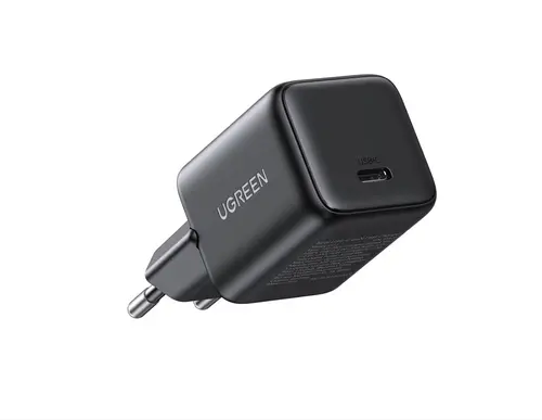Reducere 15% - Incarcator de retea Ugreen X513 30W QC4 5V/3A USB-C, GaN Fast Charging (Negru) 1 Incarcator de retea Ugreen X513 30W QC4 5V/3A USB-C