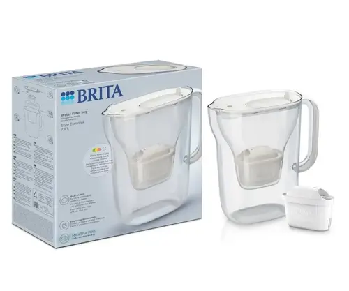 Reducere 14% - Cana filtranta Brita Style Essential 140700, 2.4 L, filtru Maxtra Pro, indicator Smart Light, design modern 1 Cana filtranta Brita Style Essential 140700