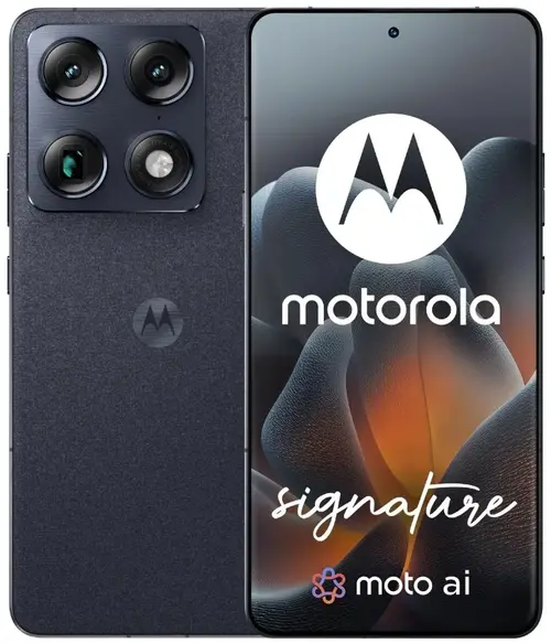 Reducere 12% - Telefon Mobil Motorola Moto Signature, Procesor Qualcomm SM8845 Snapdragon 8 Gen 5, LTPO AMOLEDD 6.8inch, 16GB RAM, 512GB Flash, Camera Tripla 50 + 50 + 50 MP, Wi-Fi, 5G, Dual Sim, Android (Negru) 1 Telefon Mobil Motorola Moto Signature