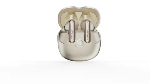 Reducere 40% - Casti True Wireless In Ear HiFuture SonicAir, Bluetooth 5.3, Soft Bass, ENC, Pana la 35 de ore autonomie (Auriu) 1 Casti True Wireless In Ear HiFuture SonicAir