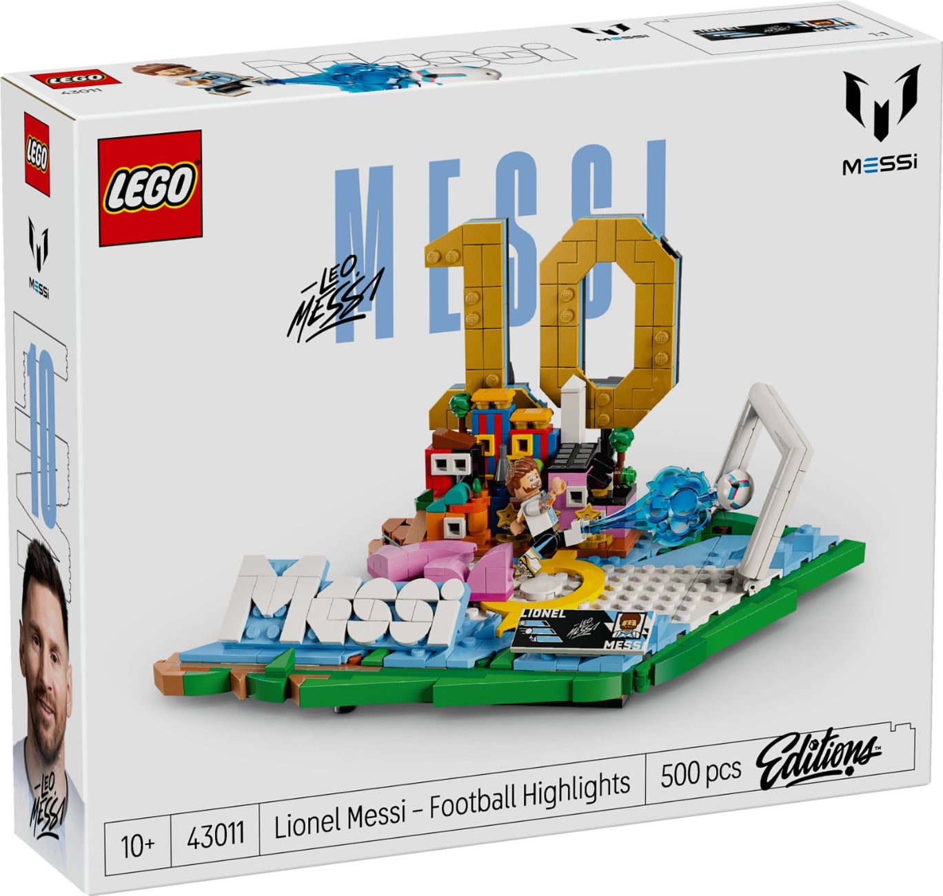 Reducere 20% - LEGO® Editions - Lionel Messi - Momente importante din fotbal (43011) 1 LEGO® Editions - Lionel Messi - Momente importante din fotbal (43011)