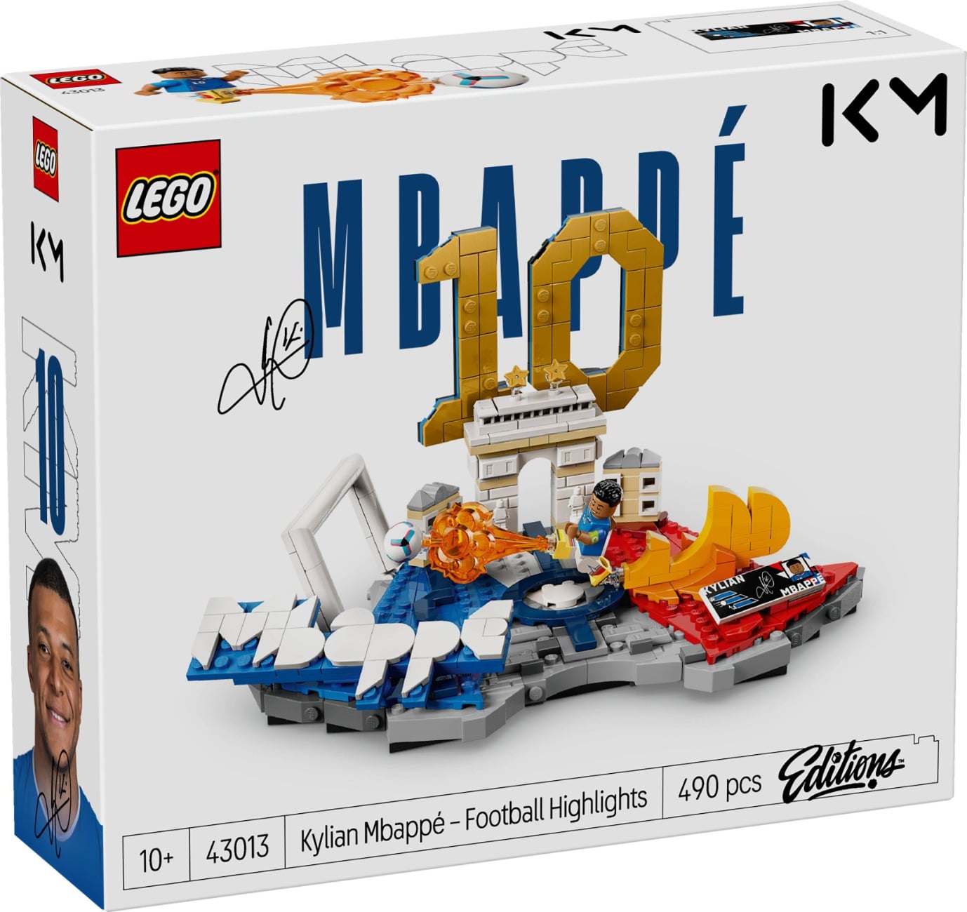 Reducere 20% - LEGO® Editions - Kylian Mbappe - Momente importante din fotbal (43013) 1 LEGO® Editions - Kylian Mbappe - Momente importante din fotbal (43013)