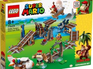 LEGO® Super Mario - Set de extindere Plimbarea cu vagonetul minier a lui Diddy Kong (71425)