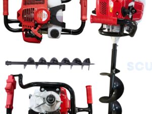 8.5CP + burghiu 200mm* Motoburghiu pe benzina 8.5CP