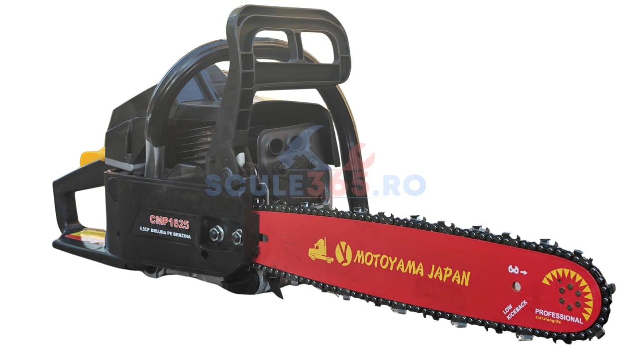 Reducere 50% - 8.5cp *OFERTA* Drujba benzina 58cm³, 9000rpm, 40cm, demaror JAPONIA WALBRO - magneziu, Motoyama Japan CMP1625 2 9000rpm