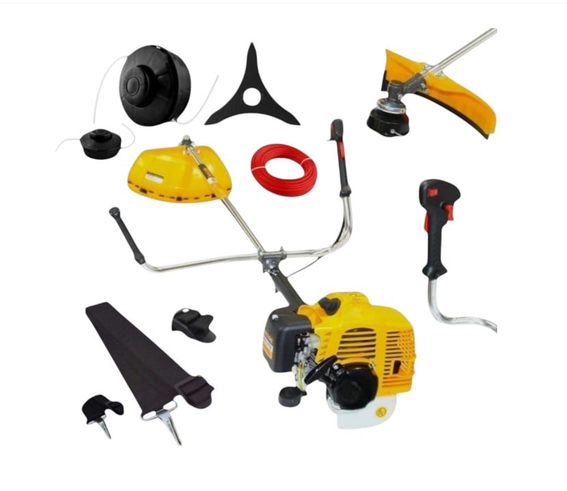 Reducere 41% - 8.5cp *SUPER* Motocoasa pe benzina 2t timpi 58cc, 8.5cp, 10.000rpm, easy-start Campion® CMP1544 HOLZ Germany 1 8.5cp *SUPER* Motocoasa pe benzina 2t timpi 58cc