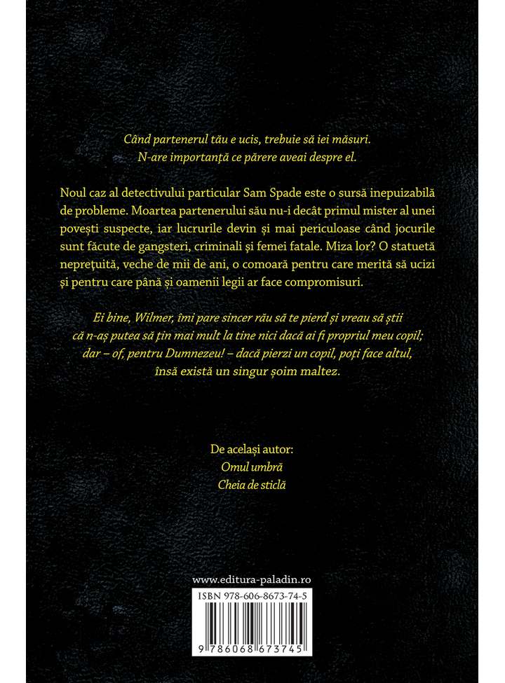 Reducere 50% - Soimul maltez | Dashiell Hammett 2 Reducere 50% - Soimul maltez | Dashiell Hammett - imagine 2