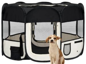 Gossi tarc de caini pliabil cu sac de transport