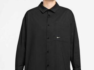 Camasa W Nsw Nk Chll Ppln Ls Btn Top