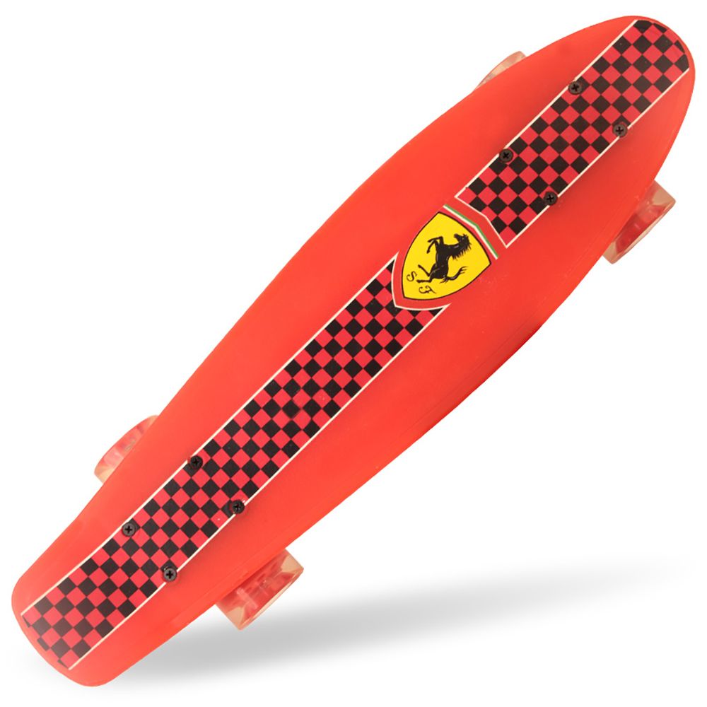 Reducere 55% - Penny board Ferrari rosu pentru copii 1 Penny board Ferrari rosu pentru copii