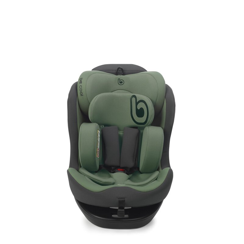 Reducere 53% - Scaun auto pentru copii Be Cool Easy Be Grass I-Size, rotire 360 grade, 40-150 cm, 0-36 kg, cu isofix si centura Top Tether, conform cu standardul european de securitate ECE R129 1 Scaun auto pentru copii Be Cool Easy Be Grass I-Size