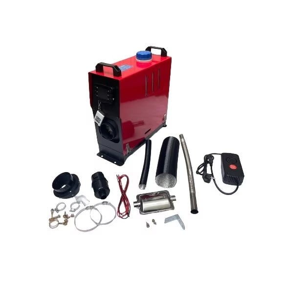 Reducere 15% - Aeroterma pe motorina 8kW, rezervor 5L, sirocou 220V/12V/24V, cu evacuare, telecomanda, afisaj digital, Campion CMP1455 1 Aeroterma pe motorina 8kW