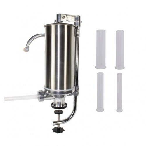 Reducere 36% - Aparat Carnati Elefant KY-2008CB, 4 kg, metal/inox, Vertical + 4 palnii, prindere de masa 1 Aparat Carnati Elefant KY-2008CB