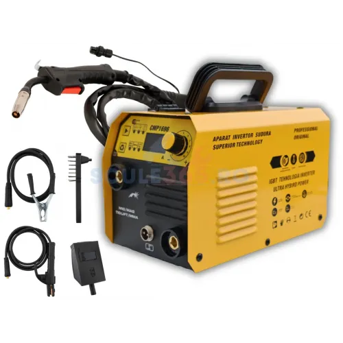 Reducere 15% - Aparat de sudura tip Invertor cu sarma 495A, MMA/MIG/MAG/TIG 1 Aparat de sudura tip Invertor cu sarma 495A