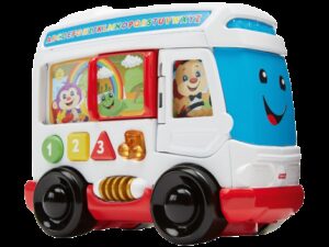 Autobuzul cu lumini si sunete Fisher Price Laugh&Learn