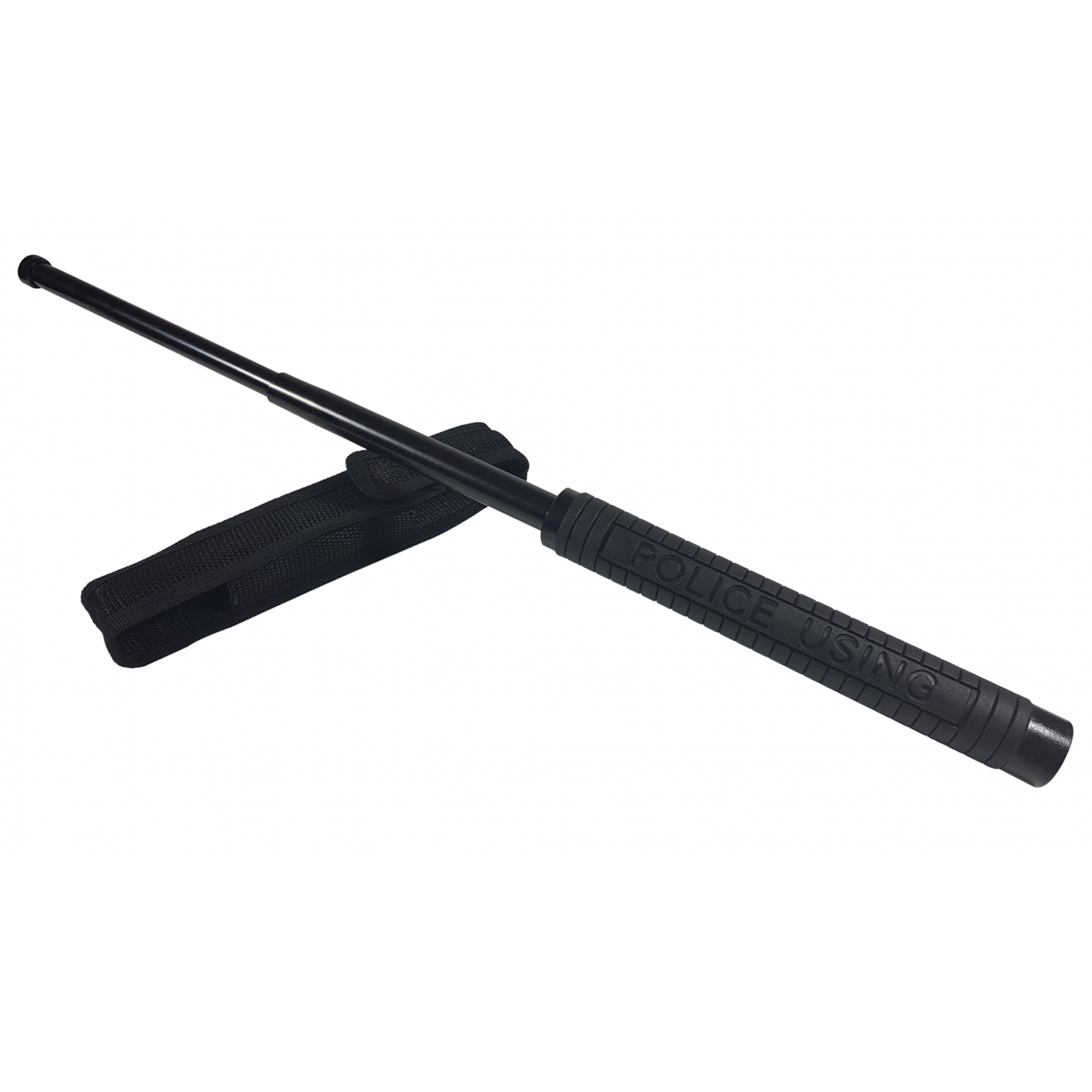 Reducere 55% - Baston telescopic DEPOX , Police Troops, 50 cm, negru 1 Baston telescopic DEPOX