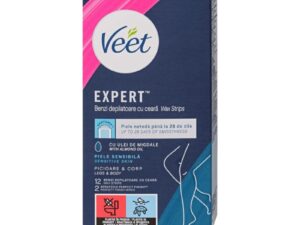 Benzi pentru Piele Sensibila Veet x 12 Bucati