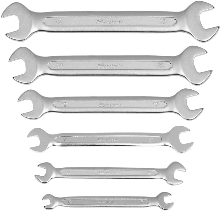 Reducere 23% - Chei Fixe Cr-V ETP (6buc/set) 6-17 mm 1 Chei Fixe Cr-V ETP (6buc/set) 6-17 mm
