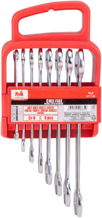 Reducere 35% - Chei Fixe Cr-V ETP; 8buc/set 1 Chei Fixe Cr-V ETP; 8buc/set