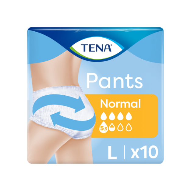 Reducere 15% - Scutece tip chilot pentru adulti Pants Normal, L, 10 bucati, Tena 1 Scutece tip chilot pentru adulti Pants Normal