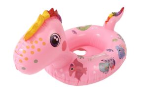 Colac gonflabil copii unicorn roz 90 x 57 cm