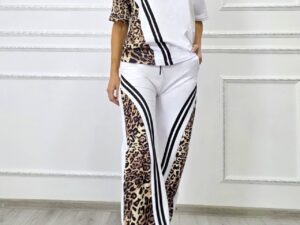 Compleu casual animal print Power Move