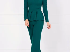 Compleu dama Marielle verde din doua piese