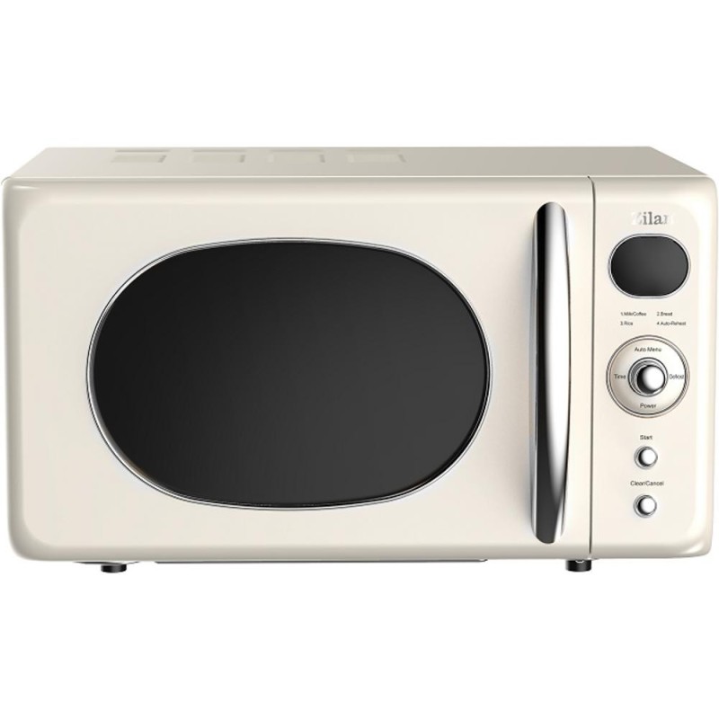 Reducere 14% - Cuptor Microunde Retro, Afisaj Digital, Putere 700W, Capacitate 20 l, Alb 1 Cuptor Microunde Retro