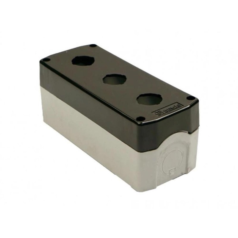 Reducere 14% - Cutie Plastic 3 Butoane Bemis BT3-3000-0002, IP44, Negru 1 Cutie Plastic 3 Butoane Bemis BT3-3000-0002